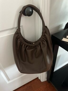 Everyday Gathered Shoulder Bag - Brown